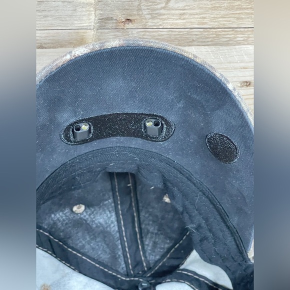 Realtree Xtra Powercap Headlamp Flashlight Camo Outdoors One Size StrapBack Hat - Picture 11 of 12